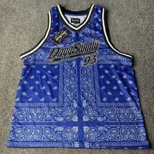 Snoop Dogg Basketball Jersey By Dogg Supply Tank Top Compton Crip Mens Medium